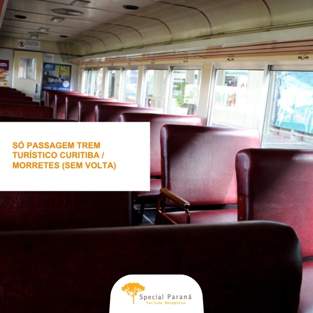 Passagem Ida Trem Turístico Curitiba - Morretes - imagem 1