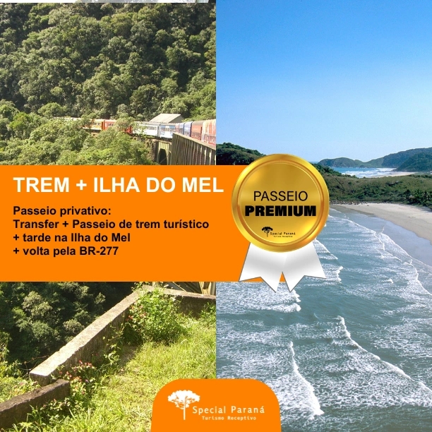 Trem e Ilha do Mel - privativo - imagem 1