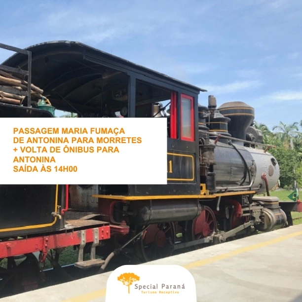 Maria Fumaça Antonina / Morretes - saída às 14h00 - imagem 1