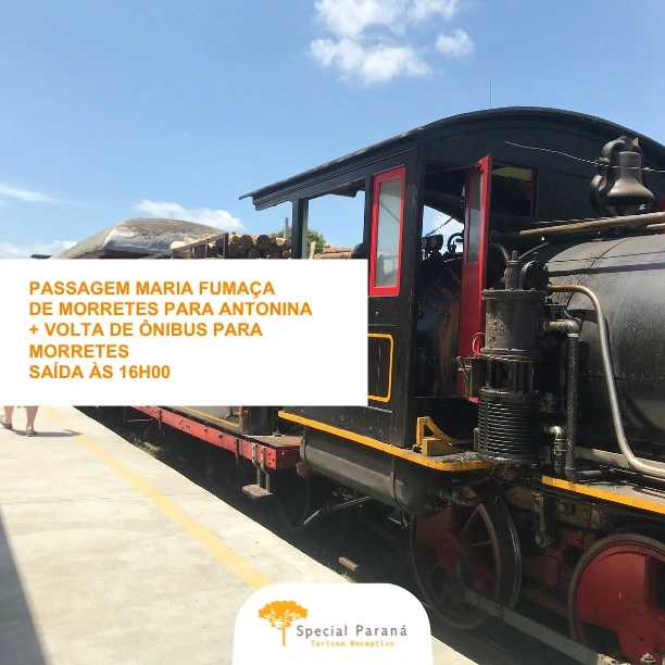 Maria Fumaça Morretes / Antonina - saída às 16h00 - imagem 1