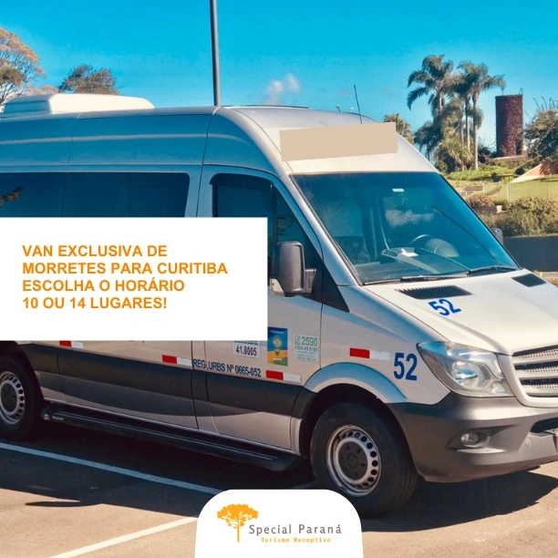 Transfer privativo Morretes / Curitiba (van) - imagem 1
