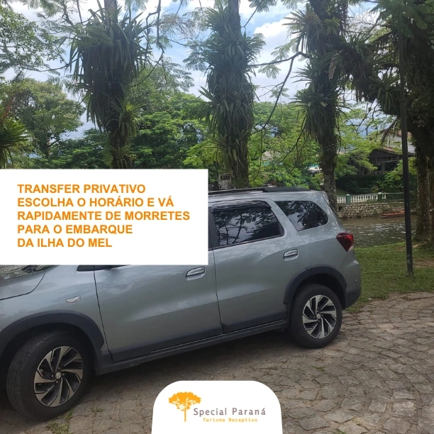 Transfer privativo Morretes / Embarque Ilha do Mel (carro) - imagem 1