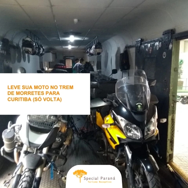 Moto no Trem Morretes / Curitiba - imagem 1